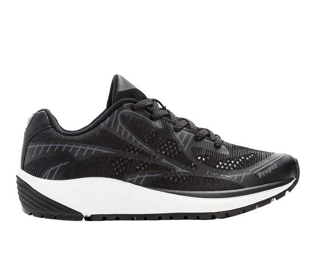 Women's Propet One LT Running Sneakers in Black/Grey color