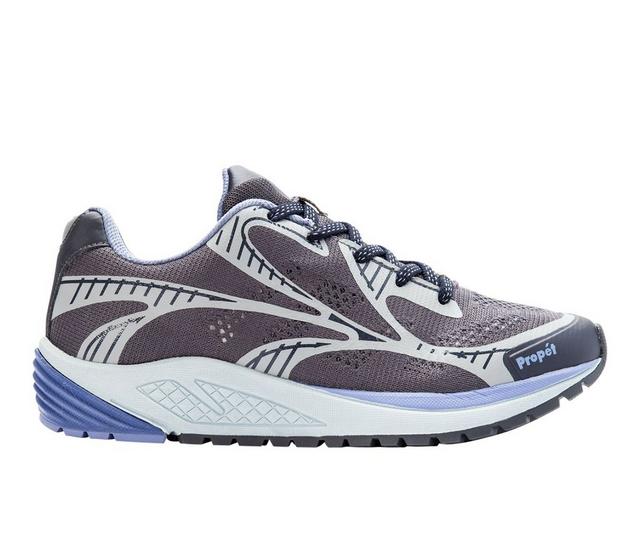 Women's Propet One LT Running Sneakers in Lavender/Grey color
