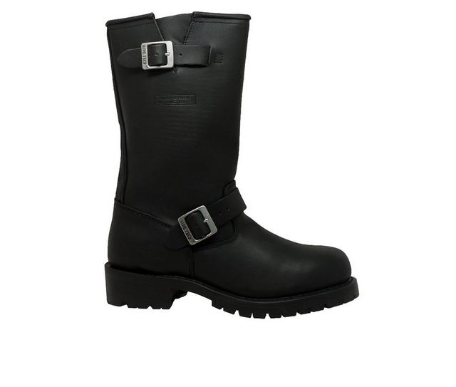 Men's RideTecs 11" Engineer Boots in Black color