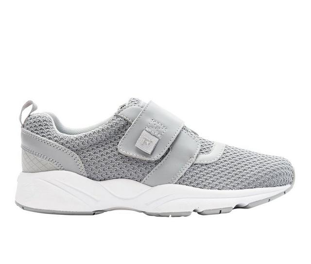 Propet Stability X Strap Sneakers in Lt Grey color
