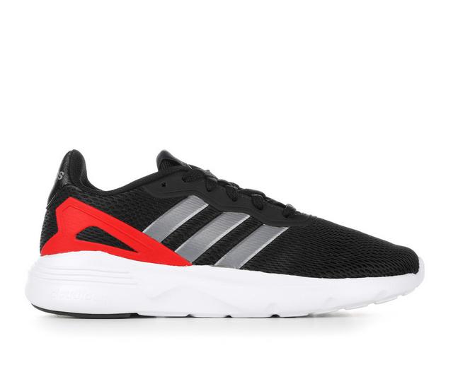 Men's Adidas Nebzed Sustainable Sneakers in Blk/Gry/Red/Wht color