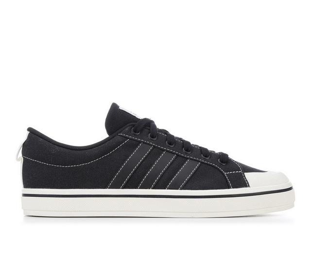Men's Adidas Bravada 2.0 Low Sustainable Skate Shoes in Black/Off White color