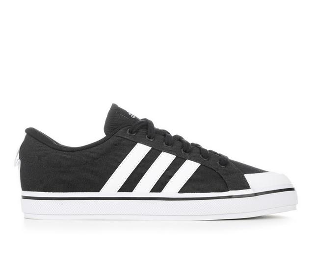 Men's Adidas Bravada 2.0 Low Sustainable Skate Shoes in Black/White color
