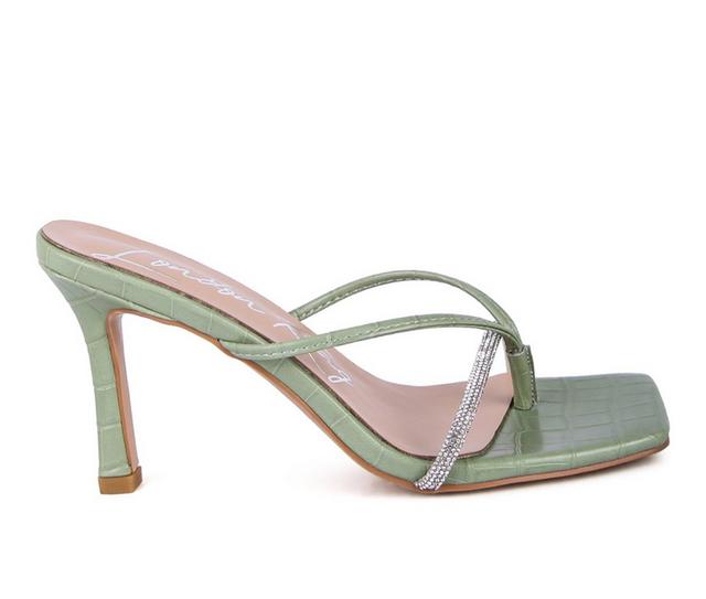 Women's London Rag Tish Dress Sandals in Mint color