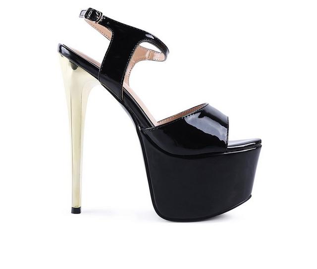 Women's London Rag Bewitch Dress Sandals in Black color