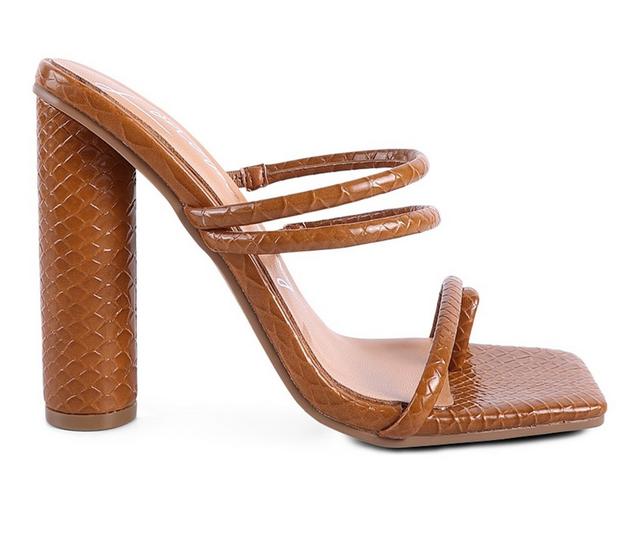 Women's London Rag Dandelion Dress Sandals in Macchiato color