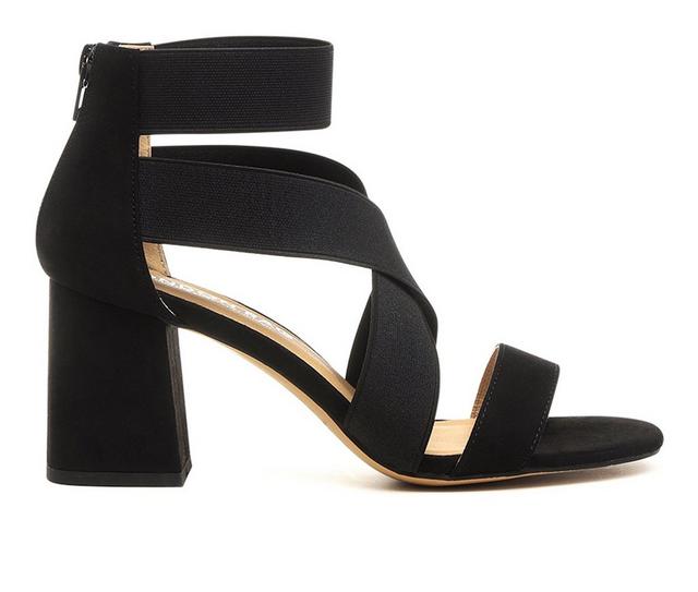 Women's London Rag Benicia Dress Sandals in Black color