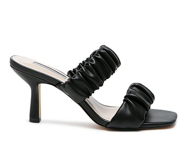 Women's London Rag Lady Lynn Dress Sandals in Black color