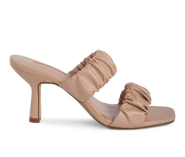 Women's London Rag Lady Lynn Dress Sandals in Nude color