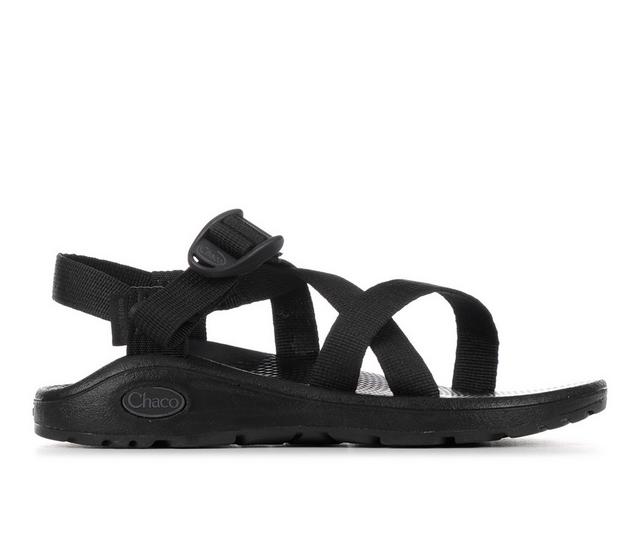 Women's CHACO Women's Z Cloud Vegan Outdoor Sandals in Solid Black color