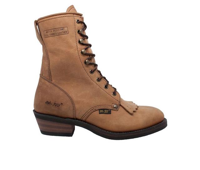 Adults' AdTec 9" Packer Work Boots in Tan color