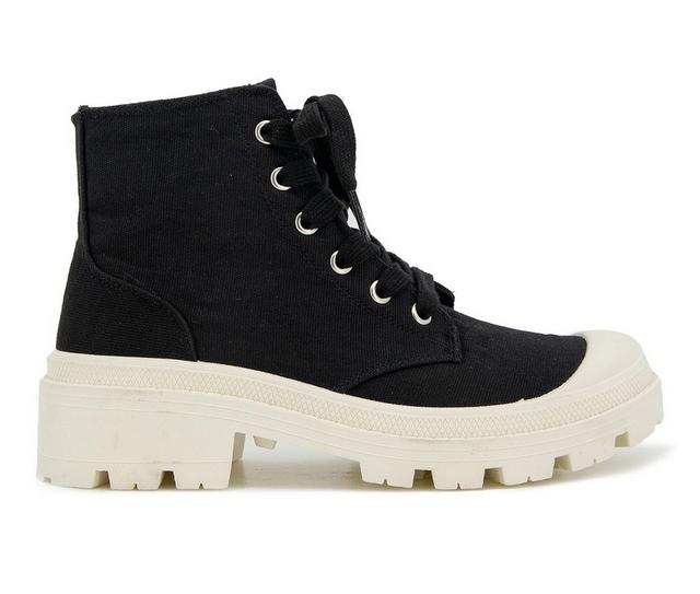 Women's Unionbay Jazzy High Top Fashion Sneakers in Black color