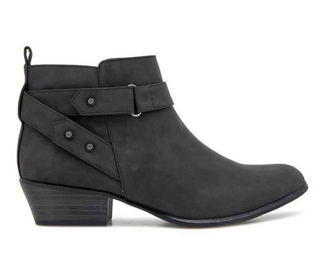 Women's Unionbay Tilly Booties in Black color