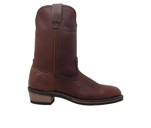 Men's AdTec 12" Ranch Wellington Cowboy Boots in Reddish color