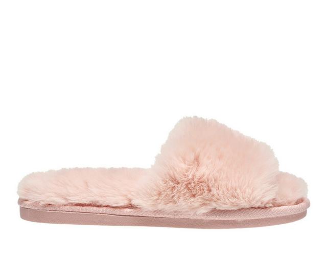 Nine West Faux Fur Slide Slippers in Sand color