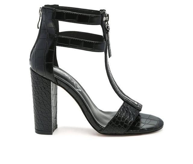 Women's London Rag Felicity Dress Sandals in Black color