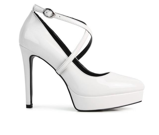 Women's London Rag Pixie Dust Pumps in White color