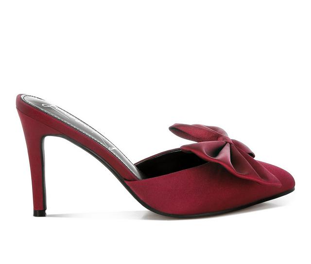 Women's London Rag Sidonie Pumps in Burgundy color