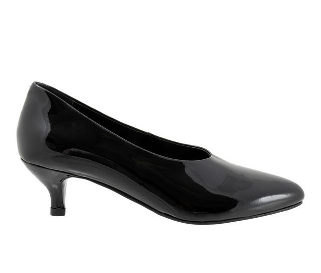 Women's Trotters Kimber Pumps in Black Patent color