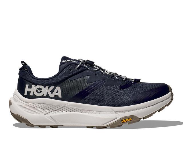 Men's Hoka Transport Trail Running Shoes in Varsity Navy color