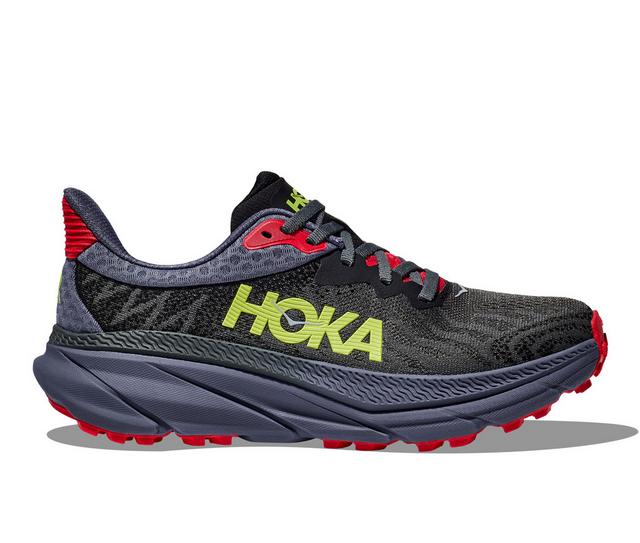 Men's Hoka One One Challenger ATR 7 Running Shoes in Obsidian/Anchor color