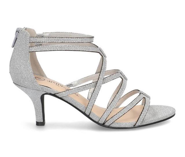 Women's Bella Vita Karlette Special Occasion Shoes in Silver Glitter color