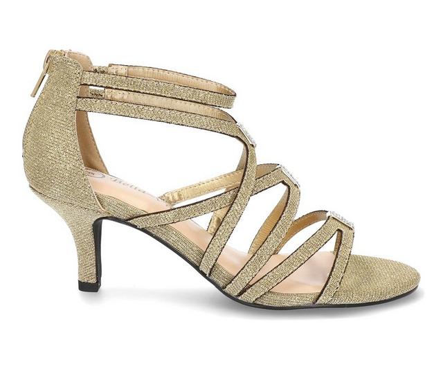 Women's Bella Vita Karlette Special Occasion Shoes in Gold Glitter color