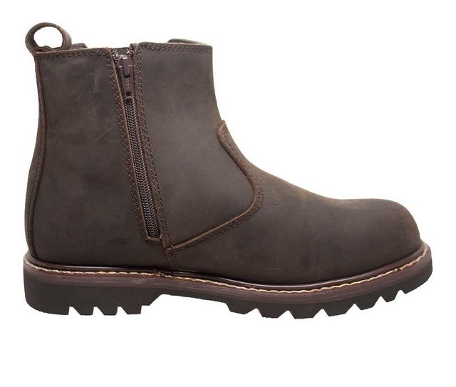 Men's AdTec 6" Australian Work Boots in Brown color