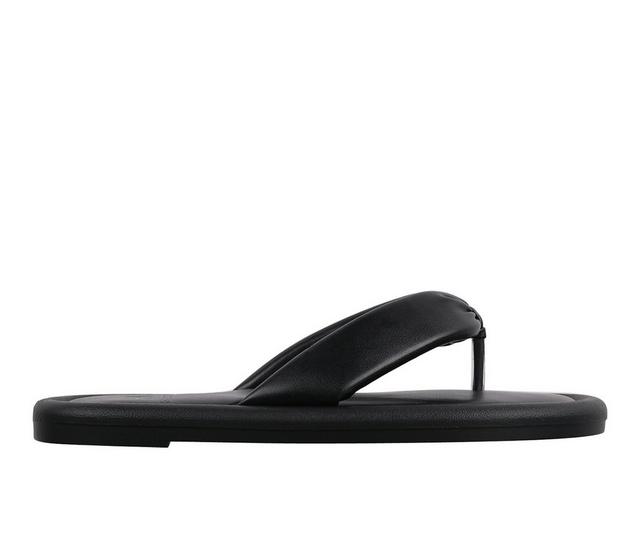 Women's H Halston Citizen Flip-Flops in Black color