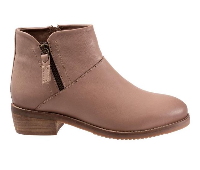 Women's Softwalk Roselle Booties in Stone color