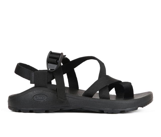 Men's CHACO Men's Z Cloud 2 Outdoor Sandals in Solid Black color