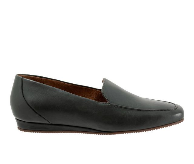 Women's Softwalk Vista Loafers in Dark Green color