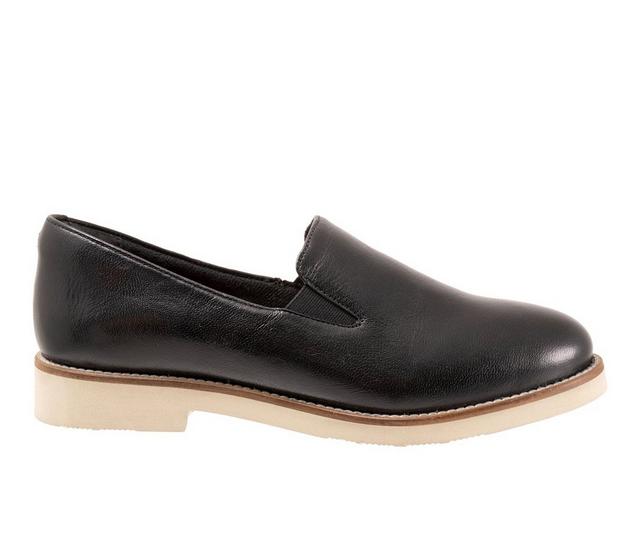 Women's Softwalk Whistle II Heeled Loafers in Black color