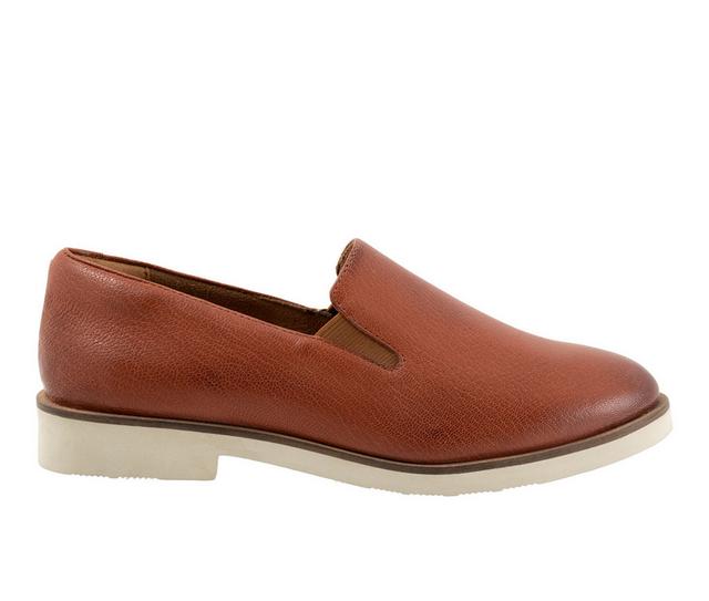 Women's Softwalk Whistle II Heeled Loafers in Rust color