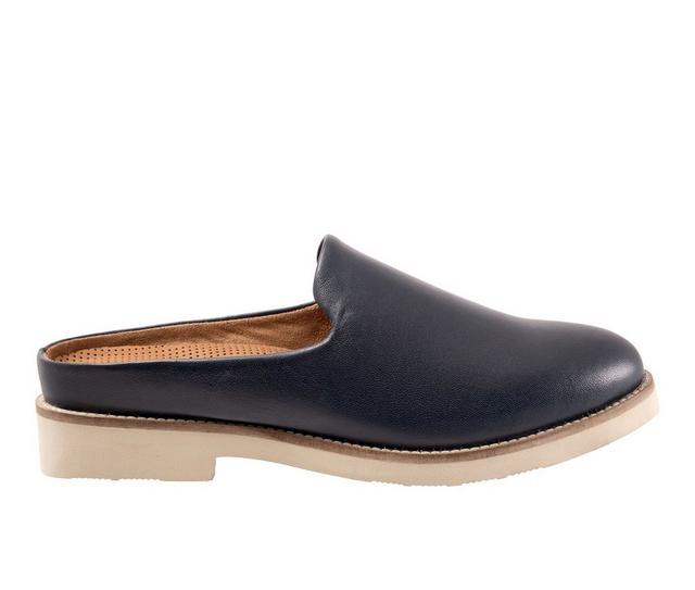 Women's Softwalk Wolcott II Loafer Mule in Navy color