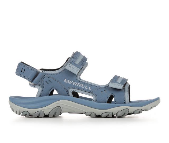 Women's Merrell Huntington Convert Outdoor Sandals in Stonewash color