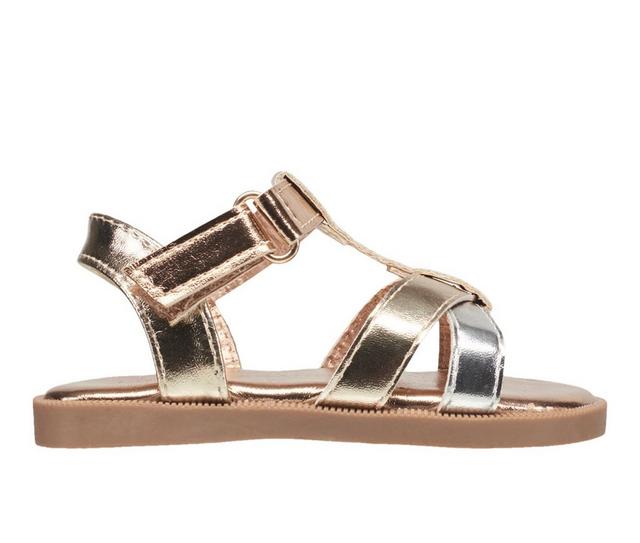 Girls' Lucky Brand Toddler Evie Sandals in Metallic color