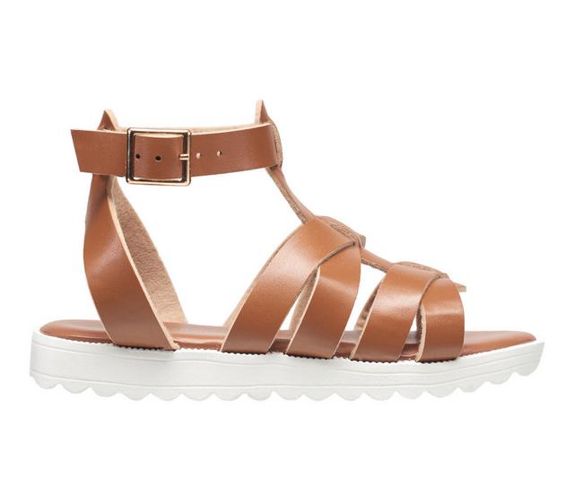 Girls' Lucky Brand Little Kid Gilly Sandals in Cognac color