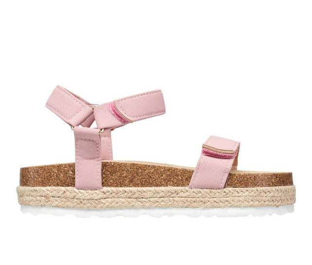 Girls' Lucky Brand Little Kid Haven Espadrille Footbed Sandals in Blush color