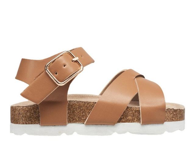 Girls' Lucky Brand Toddler Kiara Sandals in Cognac color