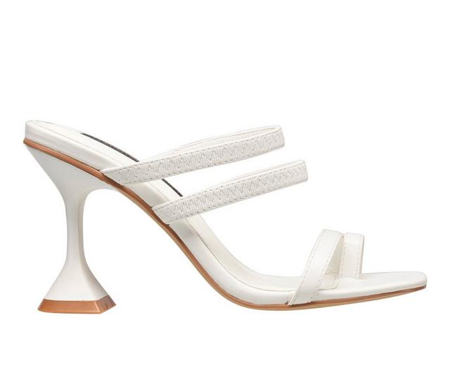 Women's French Connection Bridge Dress Sandals in White color