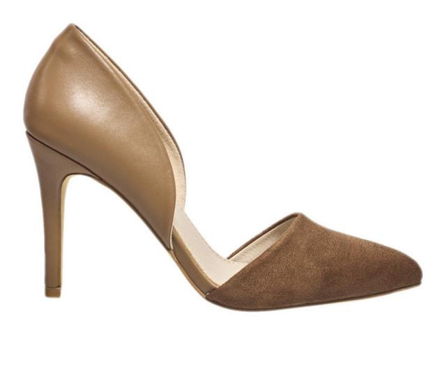 Women's French Connection Dorsay Pumps in Taupe Suede color