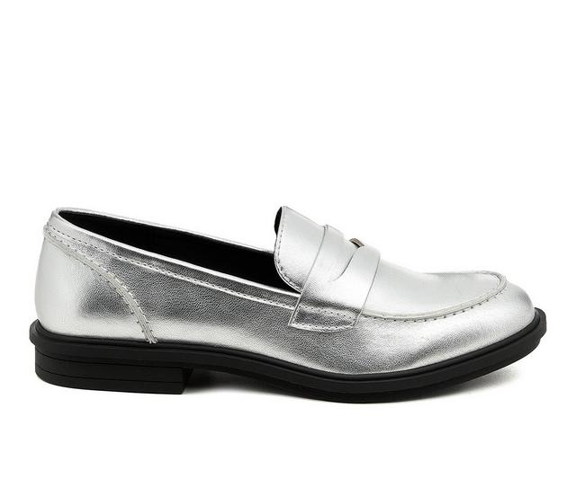 Women's Rocket Dog Gabby Loafers in Silver color