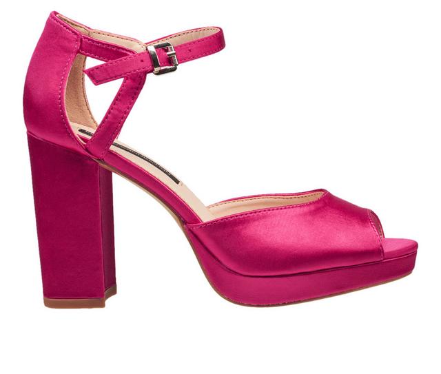 Women's French Connection Platform Dress Sandals in Pink color