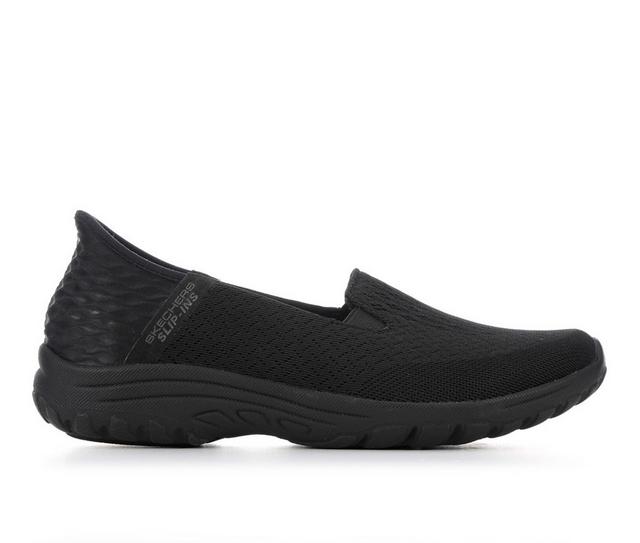 Women's Skechers Reggaefest Guiding Light 158698 Slip-Ins Shoes in Black color