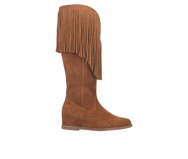 Women's Dingo Boot Hassie Western Boots in Camel color