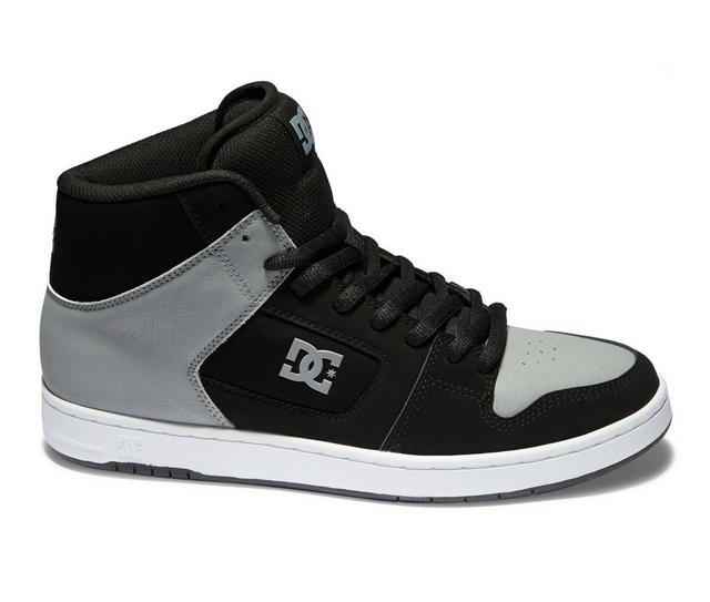 Men's DC Manteca 4 Hi Skate Shoes in Grey/Black color