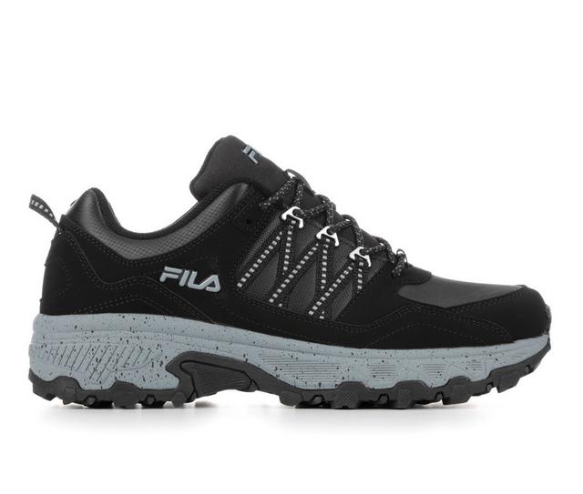 Men's Fila Unrivaled Trail Running Shoes in Black/Grey color