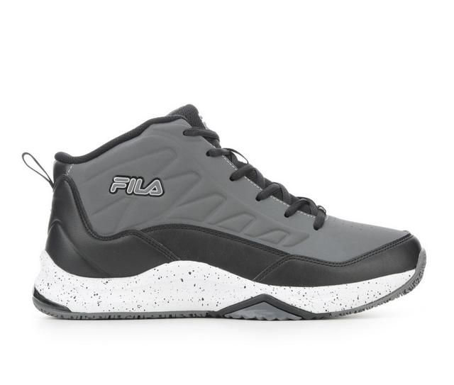 Men's Fila Unrest Basketball Shoes in Cast/Blk/Silver color