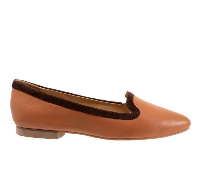 Women's Trotters Hannah Flats in Luggage color